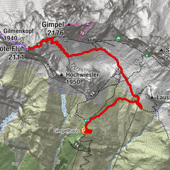 Wanderung Gimpelhaus zur Roten Flüh