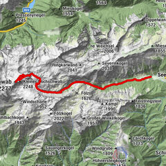 Hochschwab von Seewiesen - obere & untere Dullwitz