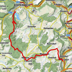 Moersdorf, Echternach Mullerthal trail route 1.2
