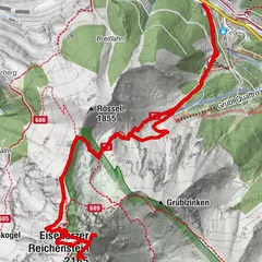 Aussichtsreiche Rundtour auf dem Nord-Süd-Weitwanderweg 05 von Präbichl nach Eisenerzer Reichenstein