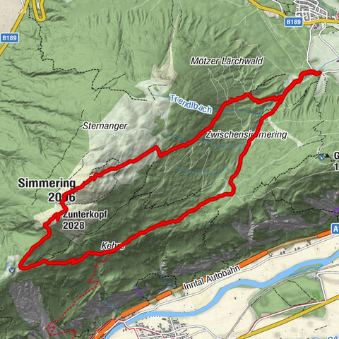 Obsteig-Simmering Alm-Gipfelkreuz-Rundweg