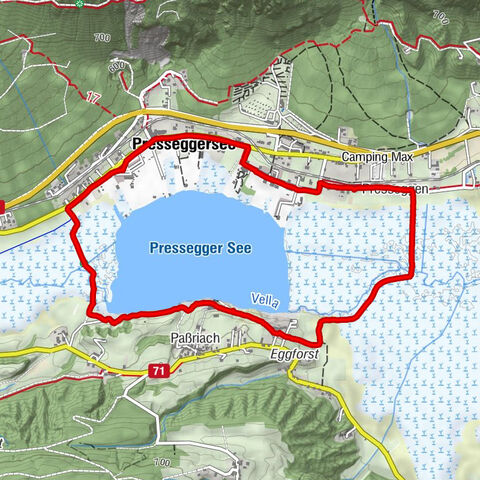 Presseggersee, Kärnten/Österreich