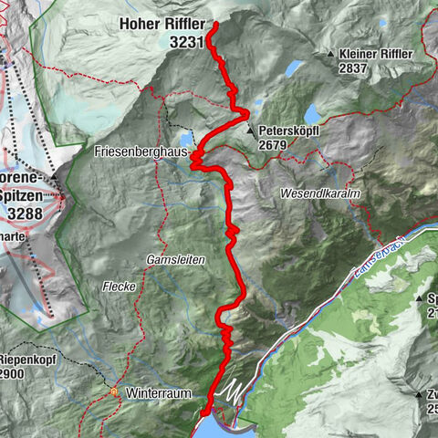 Finkenberg, Hoher Riffler