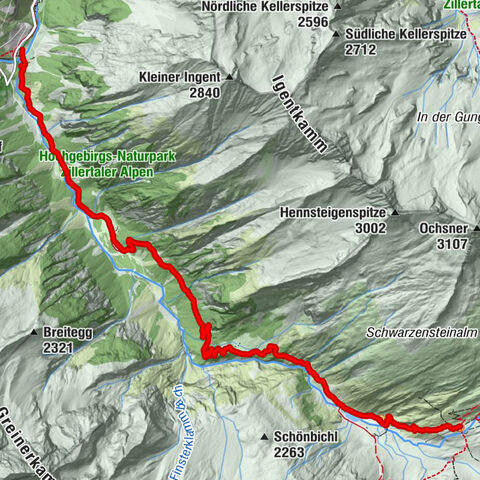 Mayrhofen, Tirol/Österreich