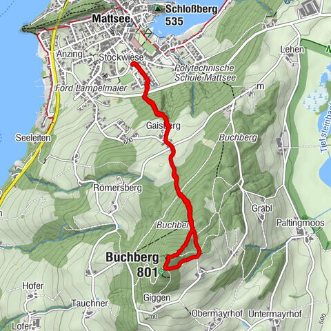 Buchberg, Vogelweg, Mattsee, Salzburg/Österreich