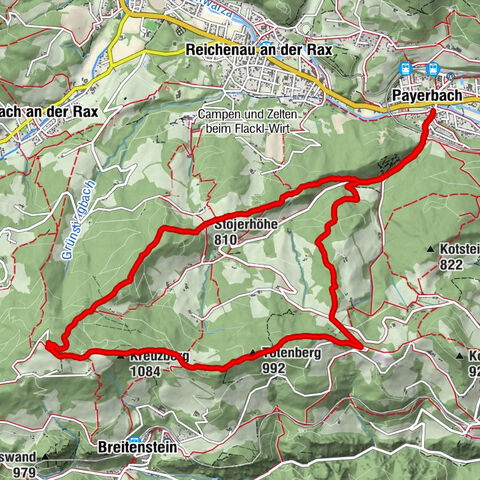 NÖ KREUZBERG Speckbacherhütte mGE ab Payerbach (Marie)