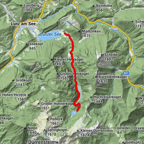 Lunz am See Seehof-Mittersee-Obersee-Retour