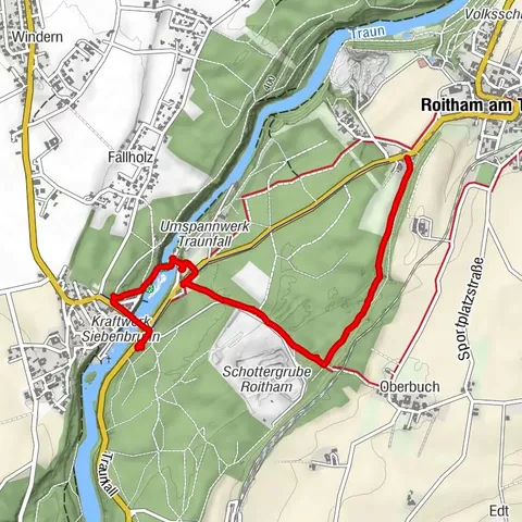 Roitham am Traunfall, Oberösterreich/Österreich