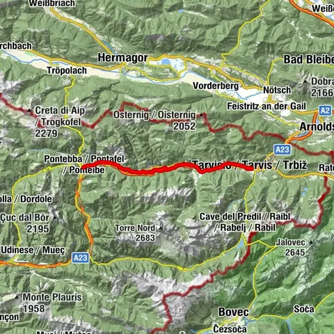 Tarvisio E-Bike-Fahren