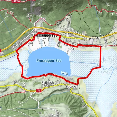 Presseggersee, Kärnten/Österreich