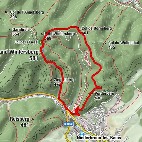 Niederbronn-les-Bains Wandern