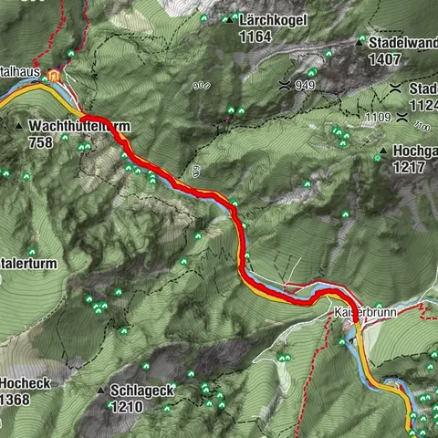 Flusswanderweg Höllental nach Kaiserbrunn