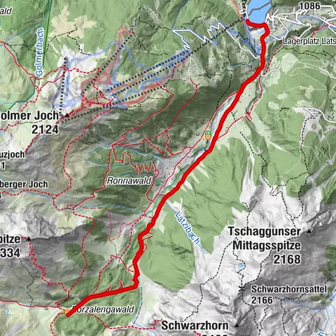 Tschagguns, Vorarlberg/Österreich
