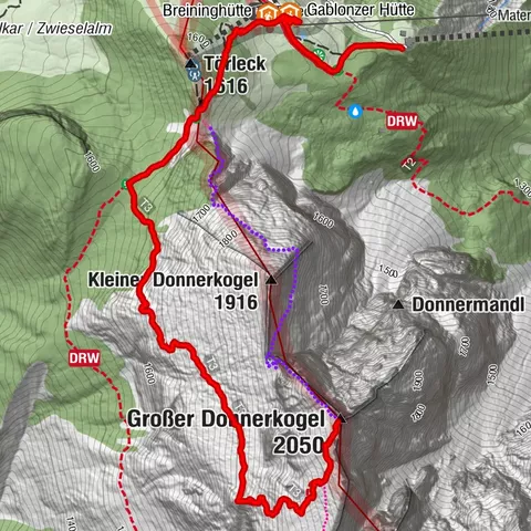 Großer Donnerkogel, Salzburg/Österreich