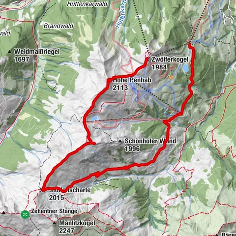 Zwölferkogel, Salzburg/Österreich