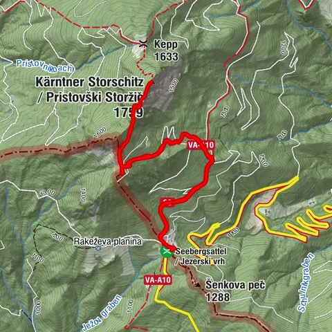 Seebergersattel - Storschitz, Kärnten/Österreich