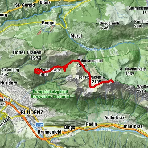 Madeisakopf, Vorarlberg/Österreich