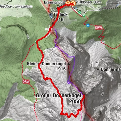 Großer Donnerkogel, Salzburg/Österreich