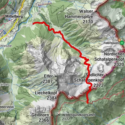 Mittelberg, Vorarlberg/Österreich