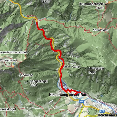 Hirschwang an der Rax, Niederösterreich/Österreich