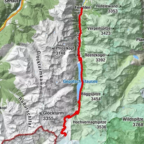 Kaunertal, Tirol/Österreich