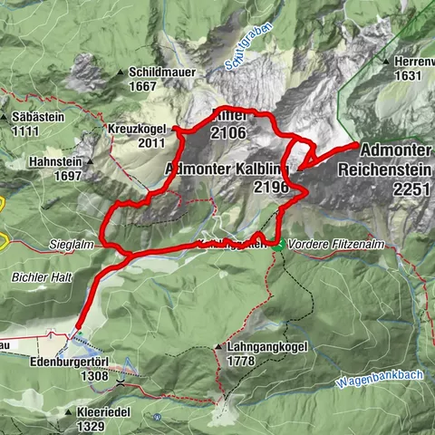 4 Gipfel Tour im Gesäuse