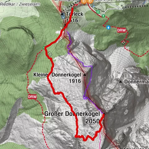 Großer Donnerkogel, Salzburg/Österreich
