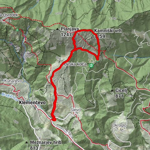 Kamnik Pešačenje