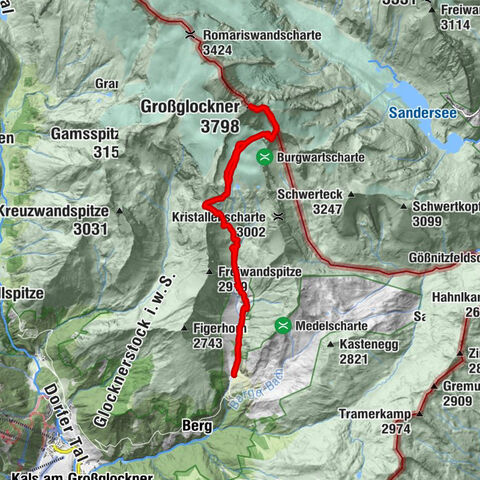 Kals am Großglockner Pešačenje