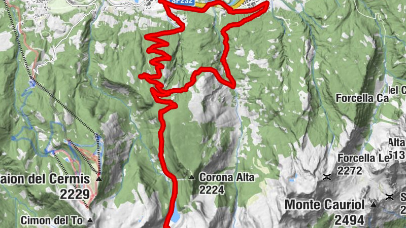 Bergsee Lago di Lagorai - Tour 935