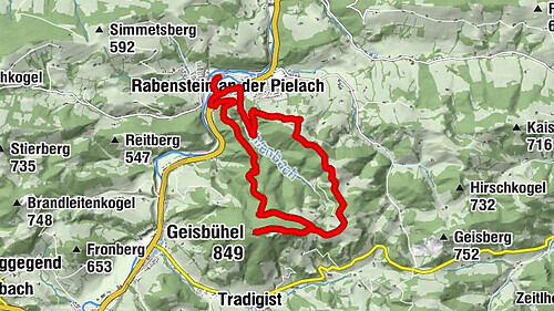Ruine Rabenstein - Geisbühel