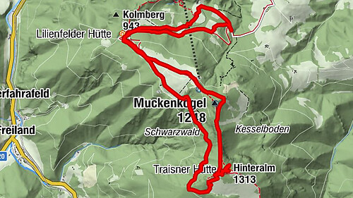 Lilienfeld Kolm Hinteralm Traisenhütte 20.02.2017 leichte Schitour