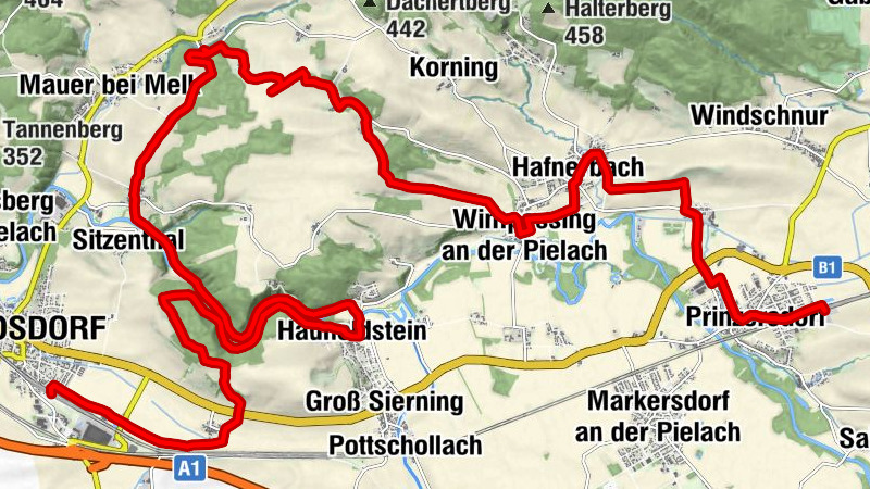 Rundwanderweg: Dunkelsteinerwald-Rundwanderweg 653, Etappe01