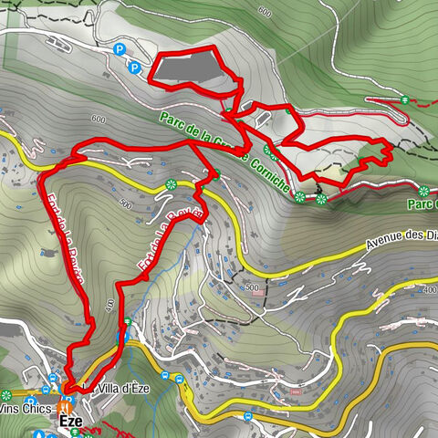 Kleine Wanderung in Eze: Rundweg Fort de la Revère