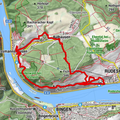 Große Rüdesheimer Runde und Schleife Ramstein