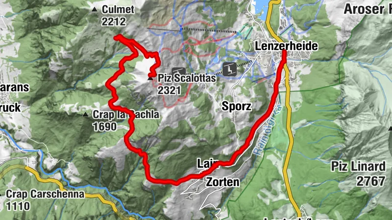 K - GPS Lenzerheide - Creusen - Scalottas