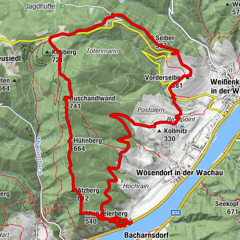 St. Michael Buschandlwand Seiber Weißenkirchen retour 25.04.2017
