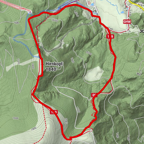 Flattnitz Haidnerhöhe - Hirnkopf