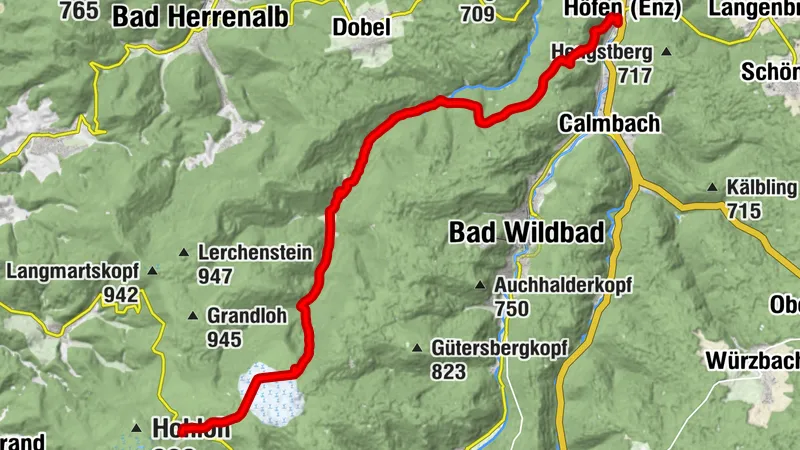 Von der moorigen Höhe ins Tal der plätschernden Enz