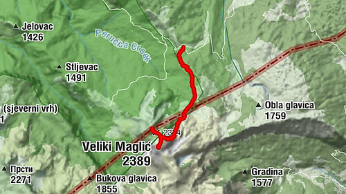 Maglic, 2386m, Top of Bosnia