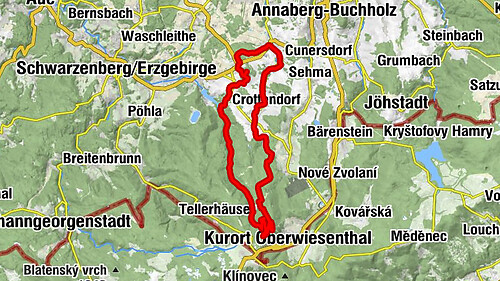 Schlettau Radtour »Mittweida bergauf und Zschopau bergab«