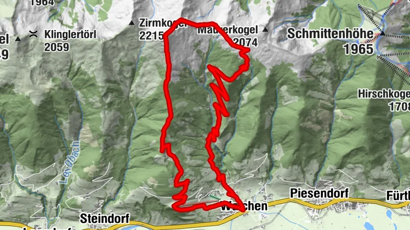 Piesendorf: Gernkogel über Hochsonnbergalm und Rohrerberg
