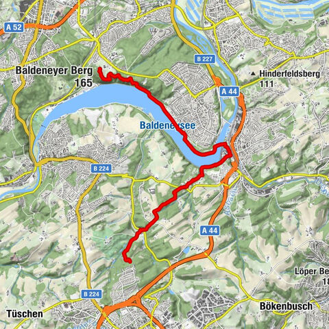 Bergischer Weg - 1. Etappe