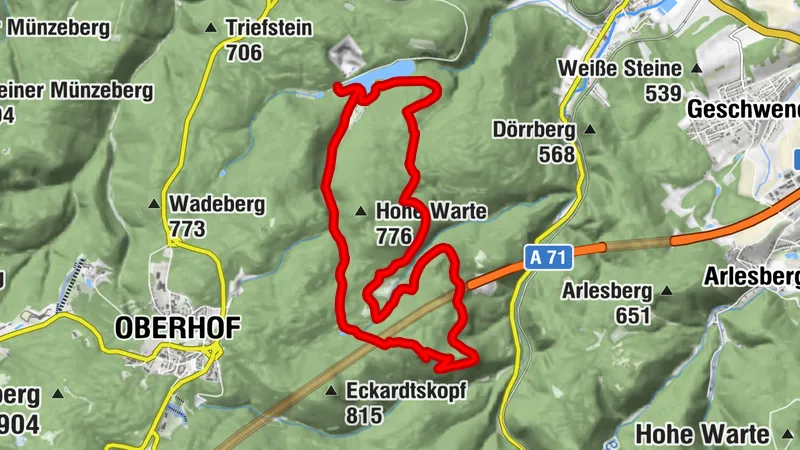 Rundwanderweg - Lütsche-Flößgraben - Thüringer Wald