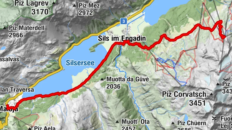 53 Bernina-Tour: Etappe 5 Surlej-Maloja