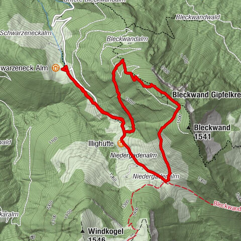 Schwarzeneckalm-Bleckwand