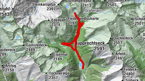 Etrachsee - Wildkarrsee