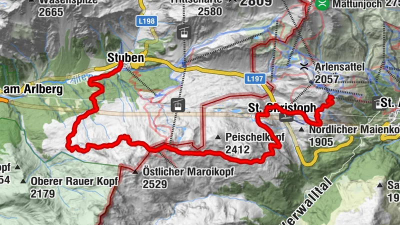 Arlberg Trail St. Anton - Stuben am Arlberg