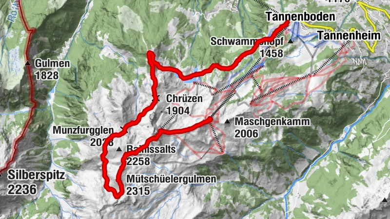 7-Gipfel-Tour Flumserberg