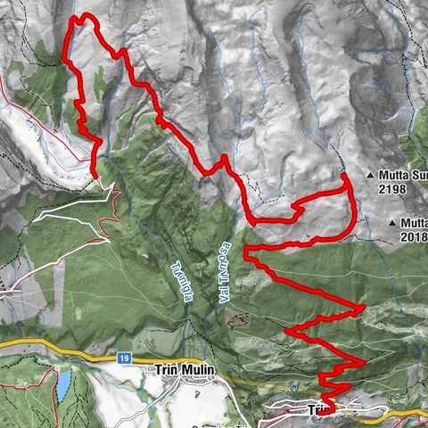 Bergwanderung zu den Strudeltöpfen auf der Alp Mora: Bargis-Trin